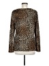 Chico's Brown Long Sleeve Blouse Size Med (1) - photo 2