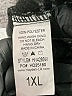 Hayden 100% Polyester Plaid Black Coat Size 1X - photo 7