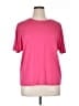 Anne Klein Pink Short Sleeve Top Size XL - photo 1