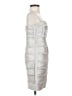 BCBGMAXAZRIA 100% Polyester Silver Cocktail Dress Size 2 - photo 4