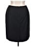 Albert Nipon 100% Wool Solid Black Wool Skirt Size 16 - photo 2