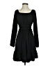Unbranded Solid Black Casual Dress Size XS - photo 1