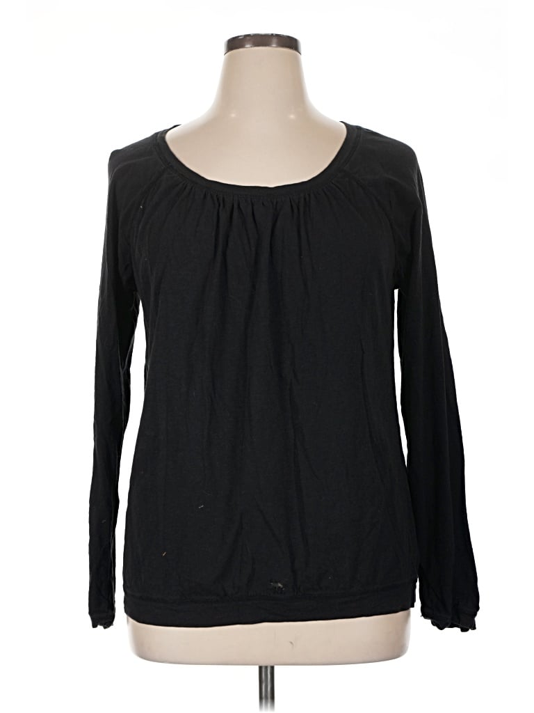 Pre-owned Faded Glory Long Sleeve T-shirt In Black