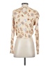 Amuse Society Tan Ivory Long Sleeve Blouse Size S - photo 2