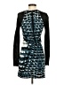 Parker Graphic Blue Casual Dress Size S - photo 2