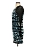 Parker Graphic Blue Casual Dress Size S - photo 5