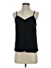 Kaari Blue 100% Polyester Black Sleeveless Blouse Size XS - photo 1