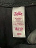 Justice Stars Black Leggings Size 18 - 20 - photo 3