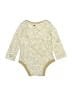 Champion Print Gold Long Sleeve Onesie 6-9 MO / 9 MO - photo 2