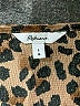 Reitmans Animal Print Brown 3/4 Sleeve T-Shirt Size L - photo 7