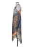 Zara Basic Paisley Blue Casual Dress Size S - photo 5