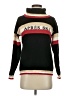 Lou & Grey Stripes Black Turtleneck Sweater Size XXS - photo 1