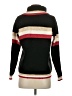 Lou & Grey Stripes Black Turtleneck Sweater Size XXS - photo 2