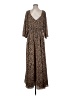 City Chic Animal Print Brown Casual Dress Size XS - photo 1