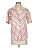 Cotton On Stripes Pink Short Sleeve Blouse Size S - photo 1