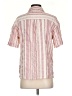 Cotton On Stripes Pink Short Sleeve Blouse Size S - photo 2