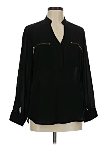 Akira Chicago Black Label Long Sleeve Blouse (view 1)