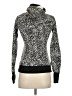 Athleta Animal Print Black Track Jacket Size XS - photo 2