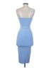 Superdown Solid Blue Cocktail Dress Size XS - photo 2