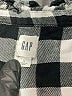 Gap Checkered-gingham Black Long Sleeve Button-Down Shirt Size L - photo 7