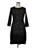 AB Studio Tweed Black Cocktail Dress Size XL - photo 1