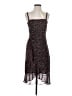 Aqua 100% Polyester Floral Black Cocktail Dress Size XS - photo 1