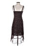 Aqua 100% Polyester Floral Black Cocktail Dress Size XS - photo 2