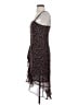 Aqua 100% Polyester Floral Black Cocktail Dress Size XS - photo 5