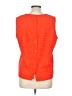 Cynthia Rowley 100% Polyester Orange Sleeveless Blouse Size L - photo 2