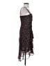Aqua 100% Polyester Floral Black Cocktail Dress Size XS - photo 4