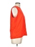 Cynthia Rowley 100% Polyester Orange Sleeveless Blouse Size L - photo 4