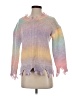 Sabrina Lauren 100% Acrylic Tie-dye Pink Pullover Sweater Size S - photo 1