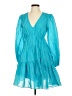 Trina Turk 100% Cotton Teal Cocktail Dress Size S - photo 1