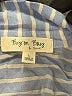 Byron Bay 100% Rayon Stripes Blue Sleeveless Button-Down Shirt Size L - photo 7
