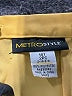 Metrostyle 100% Polyester Solid Yellow Formal Skirt Size 18 (tall) - photo 4