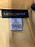 Metrostyle 100% Polyester Solid Yellow Formal Skirt Size 18 (tall) - photo 5