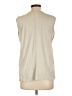 Zara Collection Metallic Silver Sleeveless Blouse Size L - photo 2