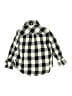 Hoonana 100% Cotton Checkered-gingham Gray Long Sleeve Button-Down Shirt 18-24 MO / 24 MO - photo 2