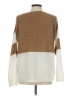 Venti6 Color Block Brown Tan Pullover Sweater Size M - photo 2