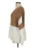 Venti6 Color Block Brown Tan Pullover Sweater Size M - photo 5