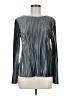 Lilla P Metallic Silver Pullover Sweater Size M - photo 1
