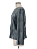 Lilla P Metallic Silver Pullover Sweater Size M - photo 5