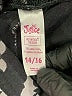 Justice Print Black Casual Pants Size 14 - 16 - photo 3