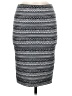 Necessary Objects Print Gray Casual Skirt Size M - photo 1