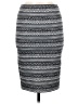 Necessary Objects Print Gray Casual Skirt Size M - photo 2