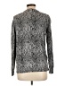 MICHAEL Michael Kors Animal Print Silver Cardigan Size L - photo 2