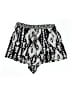 Vanilla Star 100% Rayon Animal Print Silver Shorts Size S - photo 1