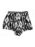 Vanilla Star 100% Rayon Animal Print Silver Shorts Size S - photo 2