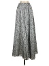 Donna Bella Designs 100% Polyester Checkered-gingham Silver Casual Skirt Size XS (estimated) - photo 1