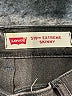 Levi's Solid Gray Black Jeans Size 18 - photo 3
